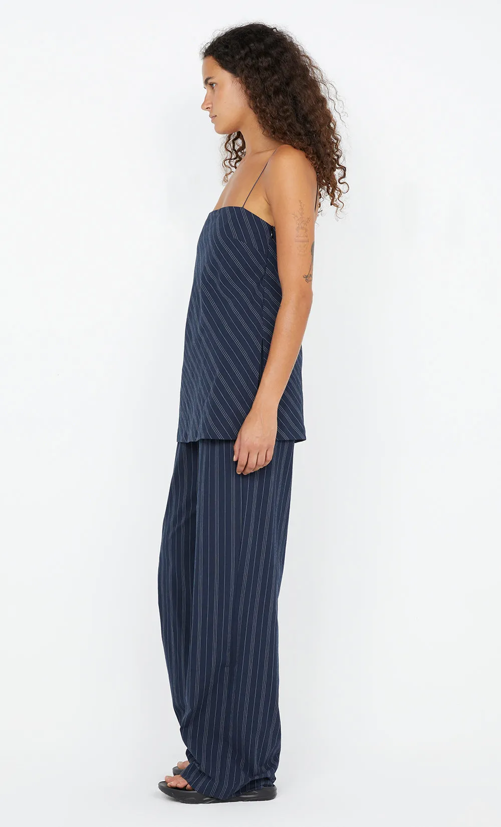 PEYSON PANT - INK/IVORY STRIPE sold by bec + bridge product image thumbnail 3