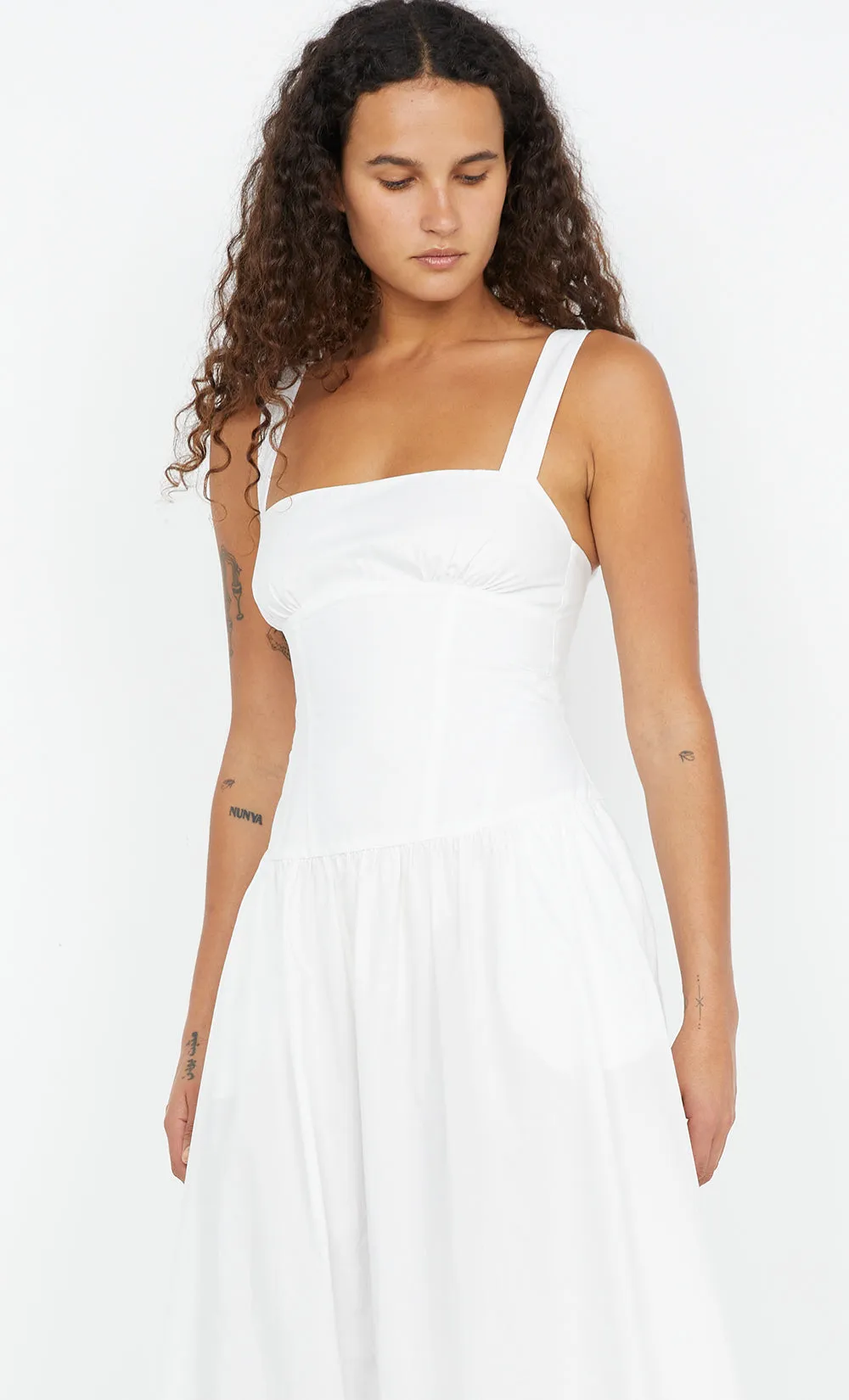 DUNE MAXI DRESS - WHITE sold by bec + bridge product image thumbnail 5