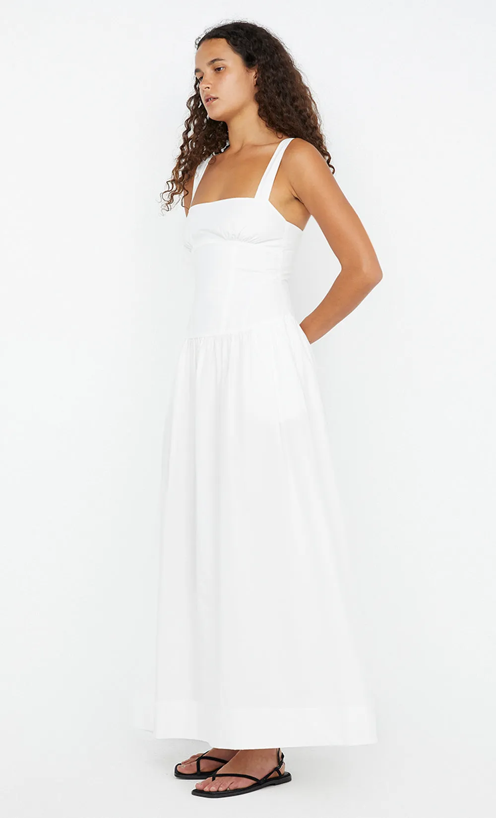 DUNE MAXI DRESS - WHITE sold by bec + bridge product image thumbnail 3