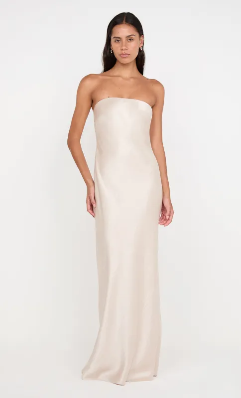 AUSTEN STRAPLESS MAXI DRESS - SAND sold by bec + bridge