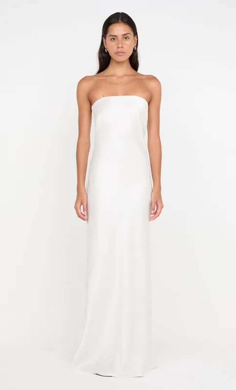 AUSTEN STRAPLESS MAXI DRESS - IVORY sold by bec + bridge