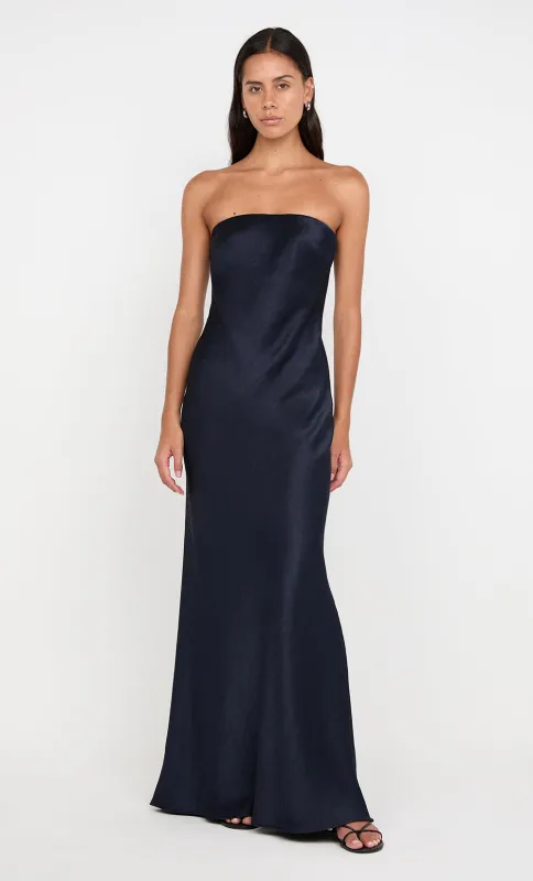 AUSTEN STRAPLESS MAXI DRESS - INK sold by bec + bridge