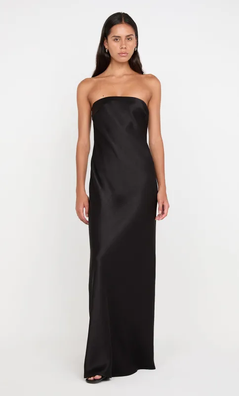 AUSTEN STRAPLESS MAXI DRESS - BLACK sold by bec + bridge