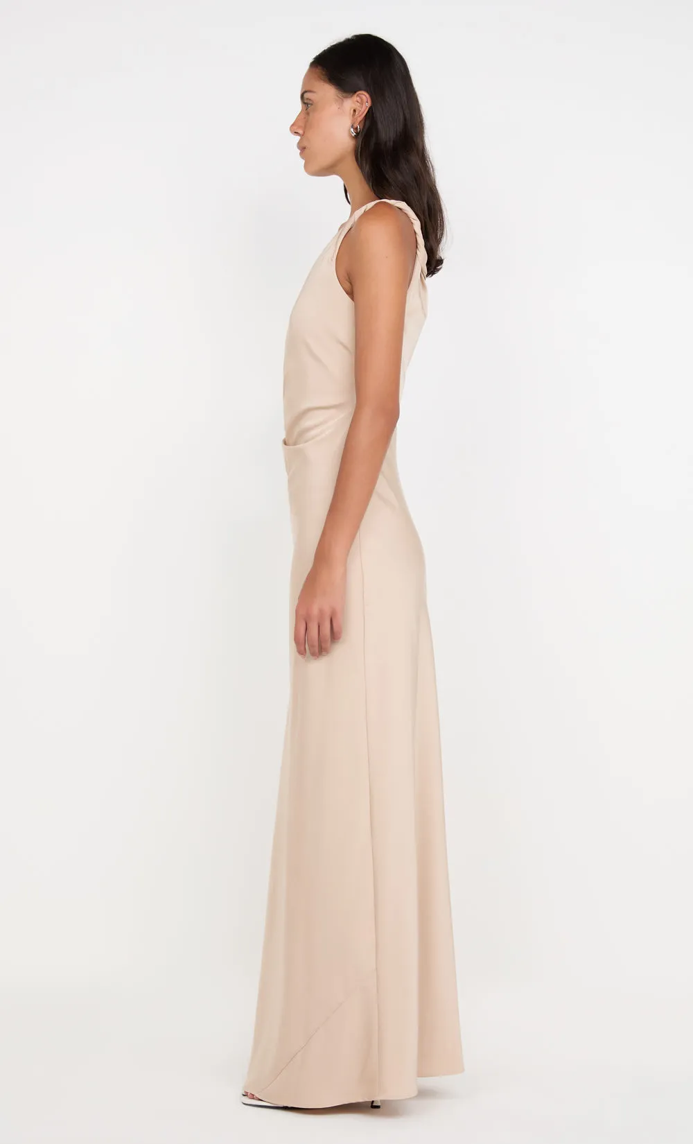 LUNETTA TWIST STRAP DRESS - SAND sold by bec + bridge product image thumbnail 4