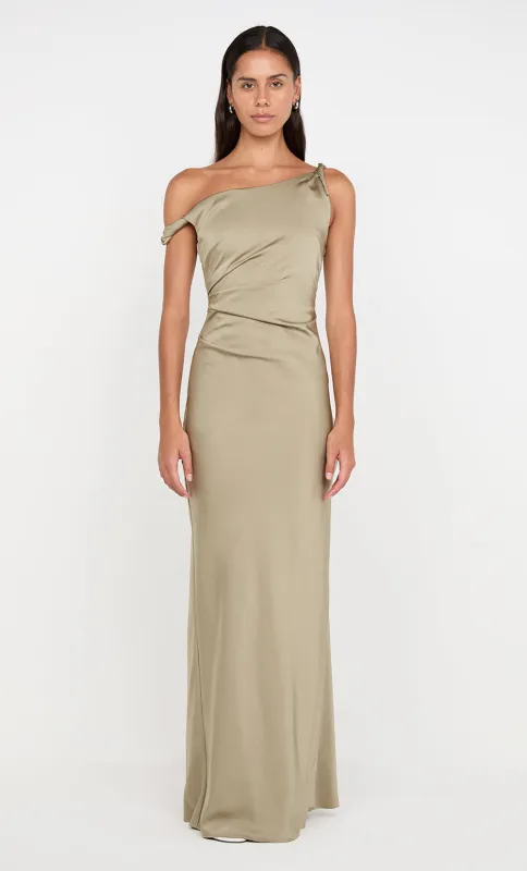 LUNETTA TWIST STRAP DRESS - SAGE sold by bec + bridge