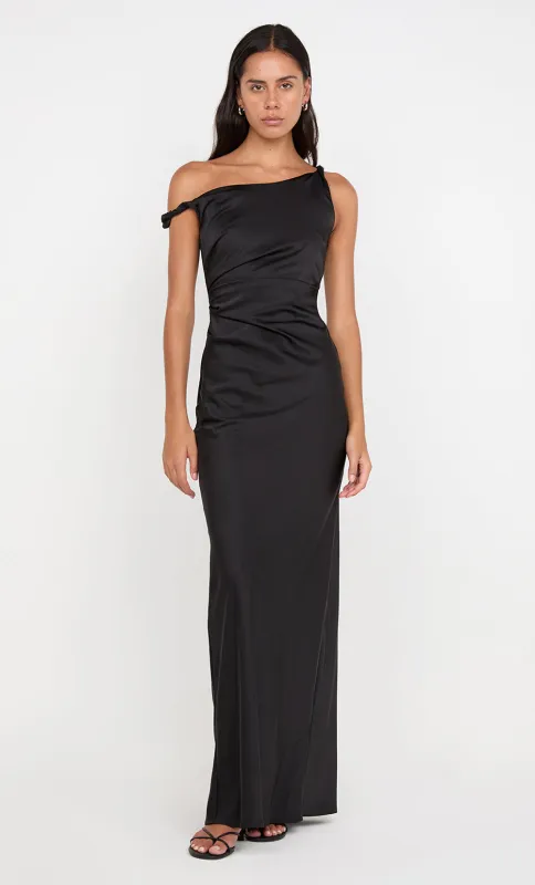 LUNETTA TWIST STRAP DRESS - BLACK sold by bec + bridge