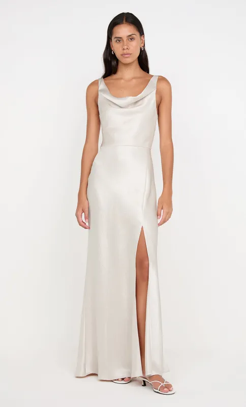 AUSTEN COWL NECK MAXI DRESS - SAND sold by bec + bridge