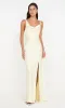 AUSTEN COWL NECK MAXI DRESS - ICE YELLOW sold by bec + bridge