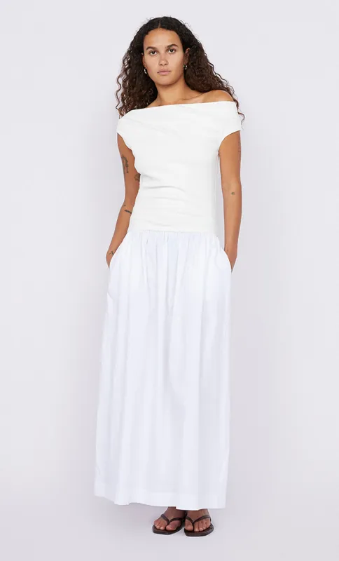 FREYA ASYM MAXI DRESS - IVORY sold by bec + bridge