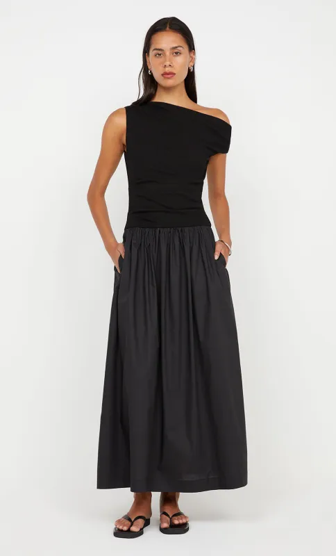 FREYA ASYM MAXI DRESS - BLACK sold by bec + bridge