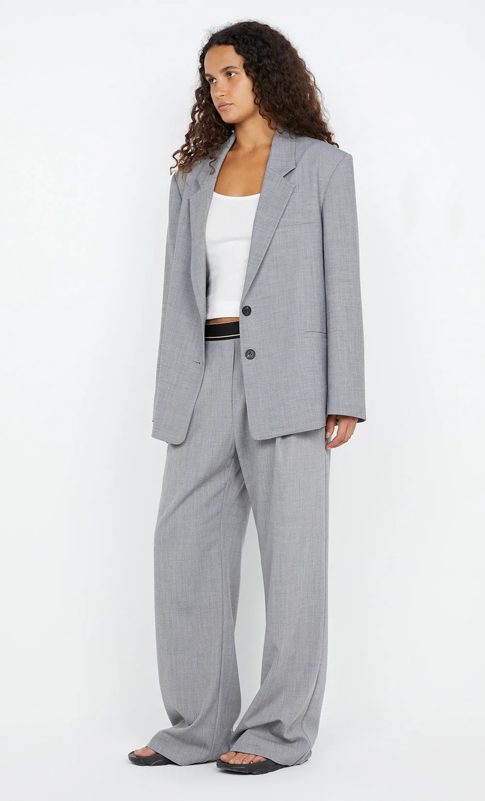 JORDIN BLAZER - CHARCOAL WEAVE sold by bec + bridge product image thumbnail 4