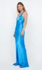 MAXINA CROSSOVER DRESS - MEDITERRANEAN BLUE sold by bec + bridge