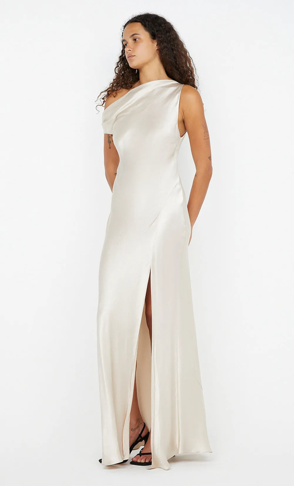 SOL ASYM DRESS - SAND sold by bec + bridge product image thumbnail 3