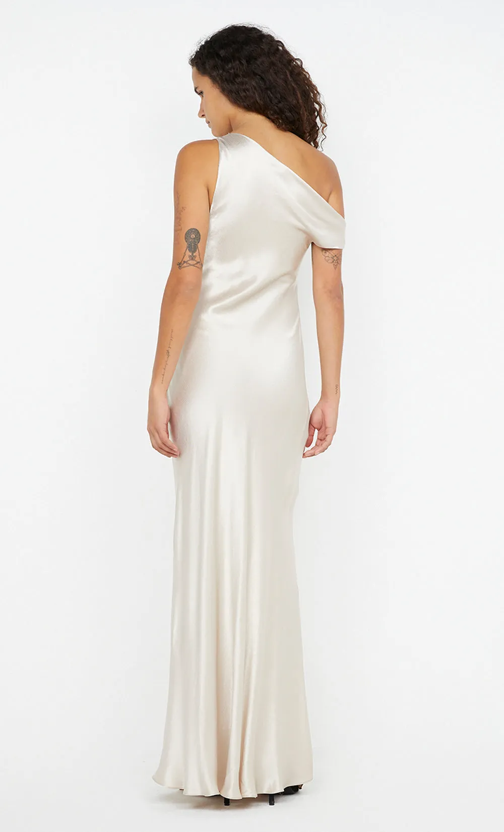 SOL ASYM DRESS - SAND sold by bec + bridge product image thumbnail 4