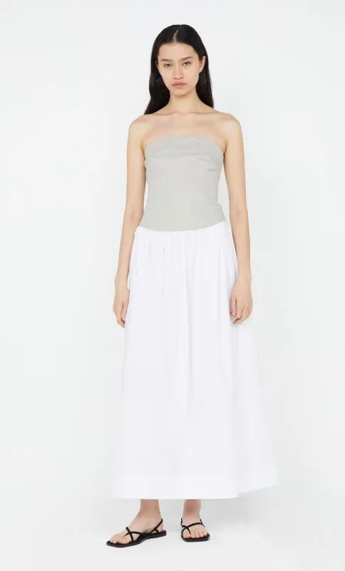 CARO MAXI DRESS - STONE/IVORY sold by bec + bridge