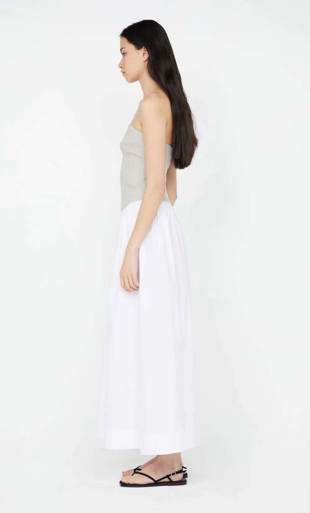 CARO MAXI DRESS - STONE/IVORY sold by bec + bridge product image thumbnail 5