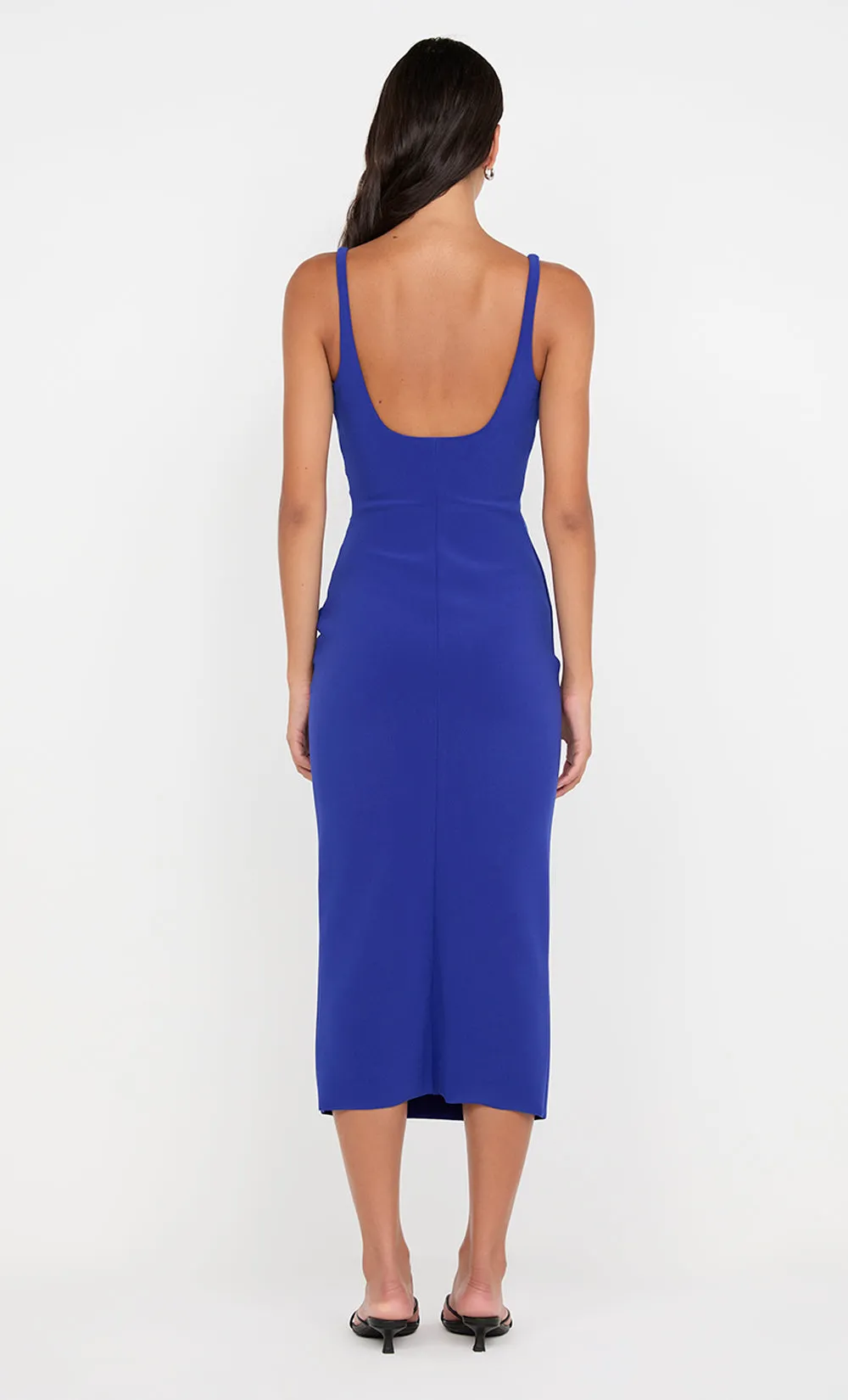 KARINA TUCK MIDI DRESS - SAPPHIRE sold by bec + bridge product image thumbnail 2