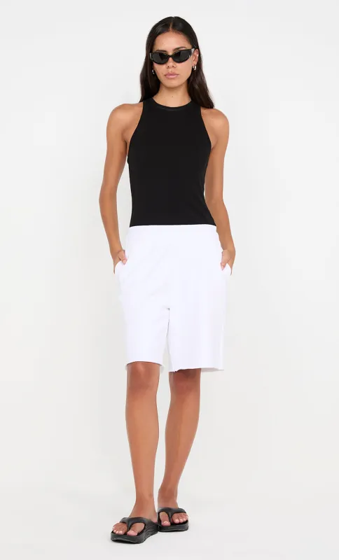 JORJA WIDE LEG SHORT - WHITE sold by bec + bridge