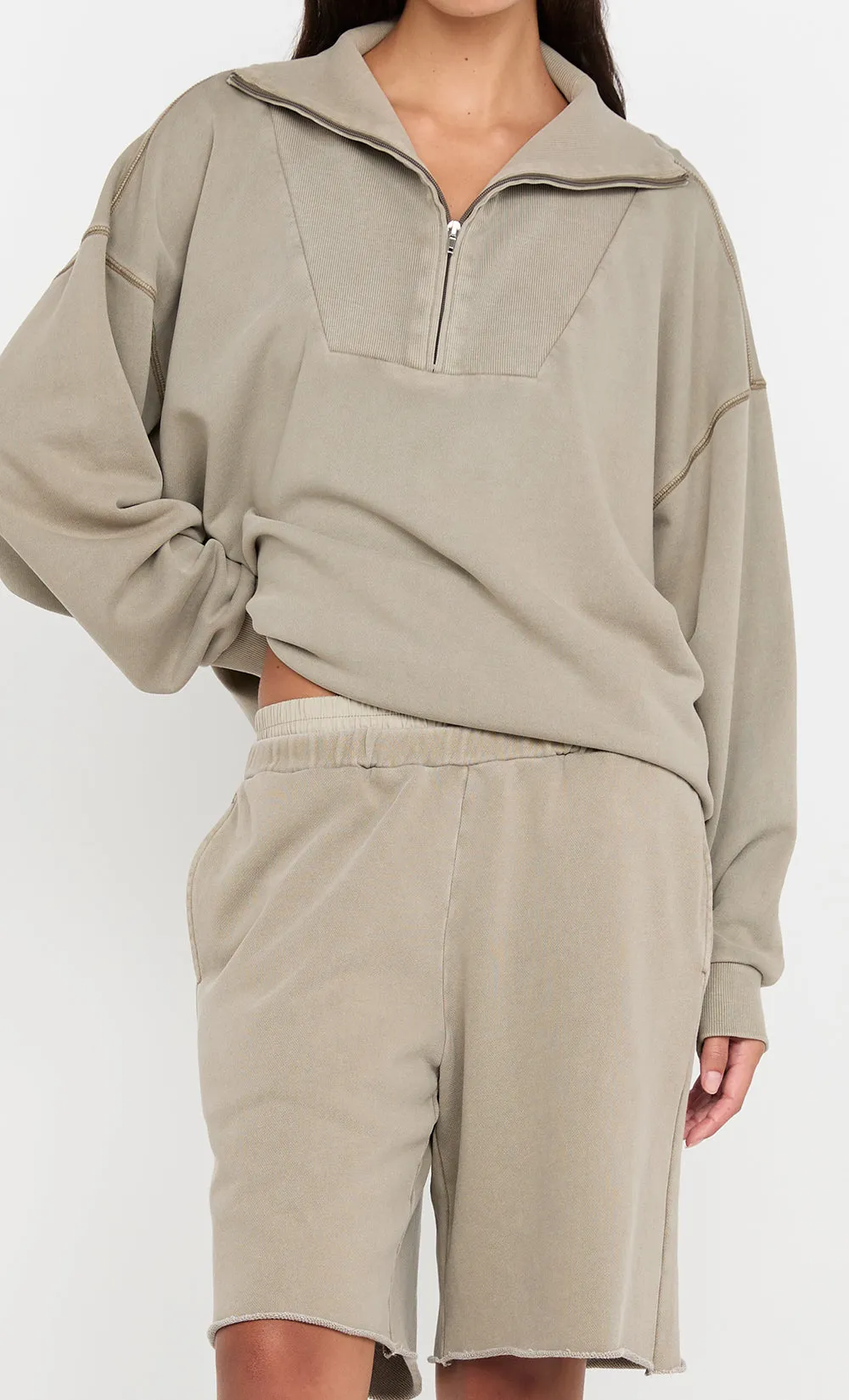 JORJA WIDE LEG SHORT - TAUPEE sold by bec + bridge product image thumbnail 5