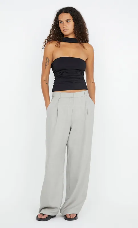 VIDA RUCHED TOP - BLACK sold by bec + bridge