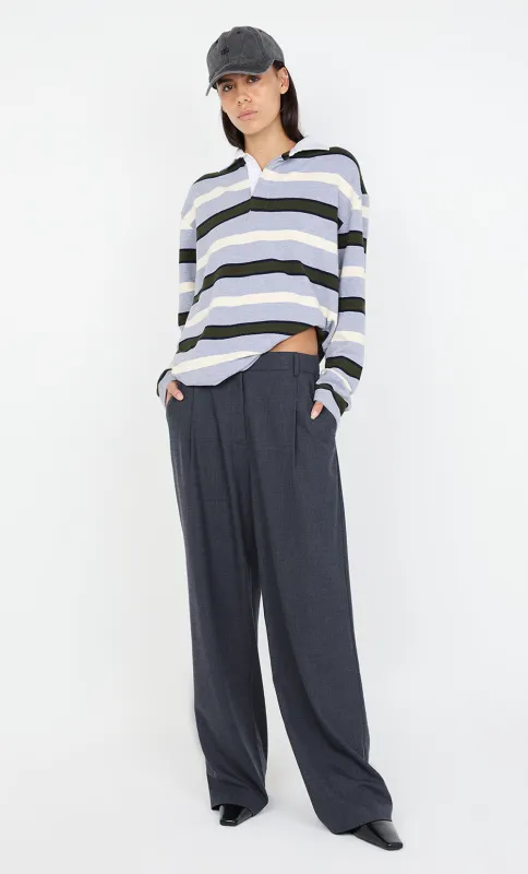 JAMIE WIDE LEG PANT - CHARCOAL sold by bec + bridge