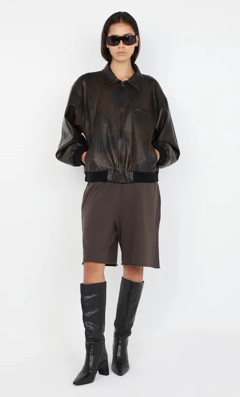 TYLA BOMBER JACKET - VINTAGE CHOC sold by bec + bridge