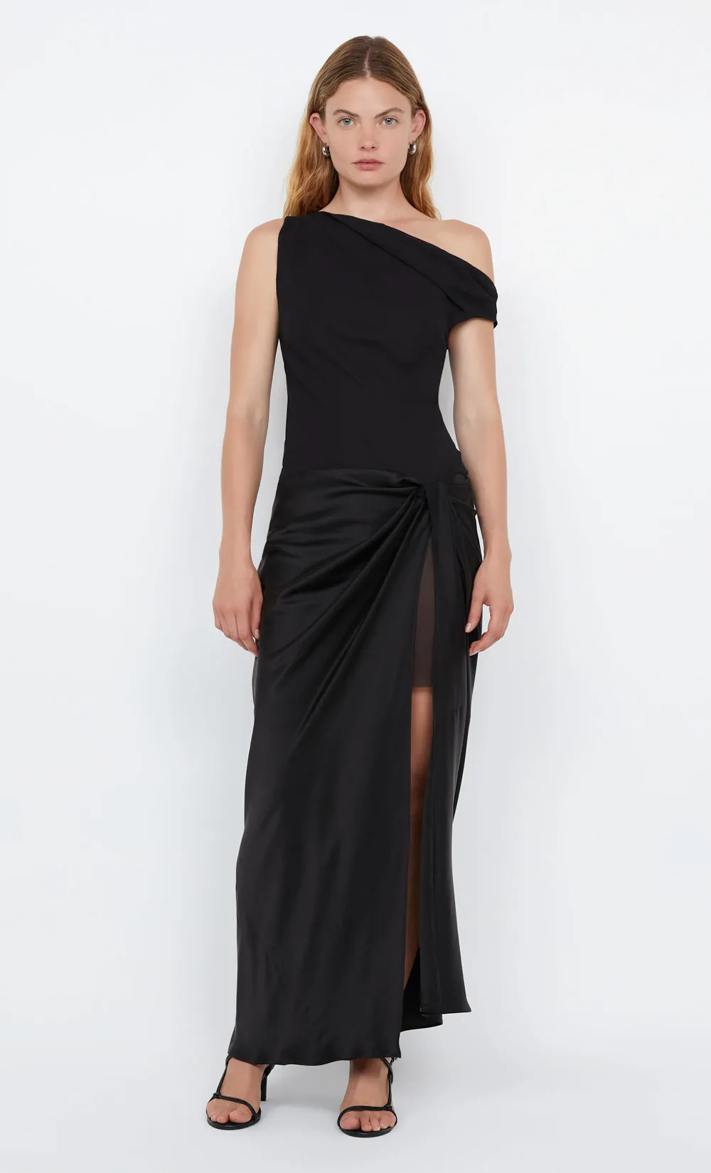 RHONE ASYM MAXI DRESS - BLACK sold by bec + bridge