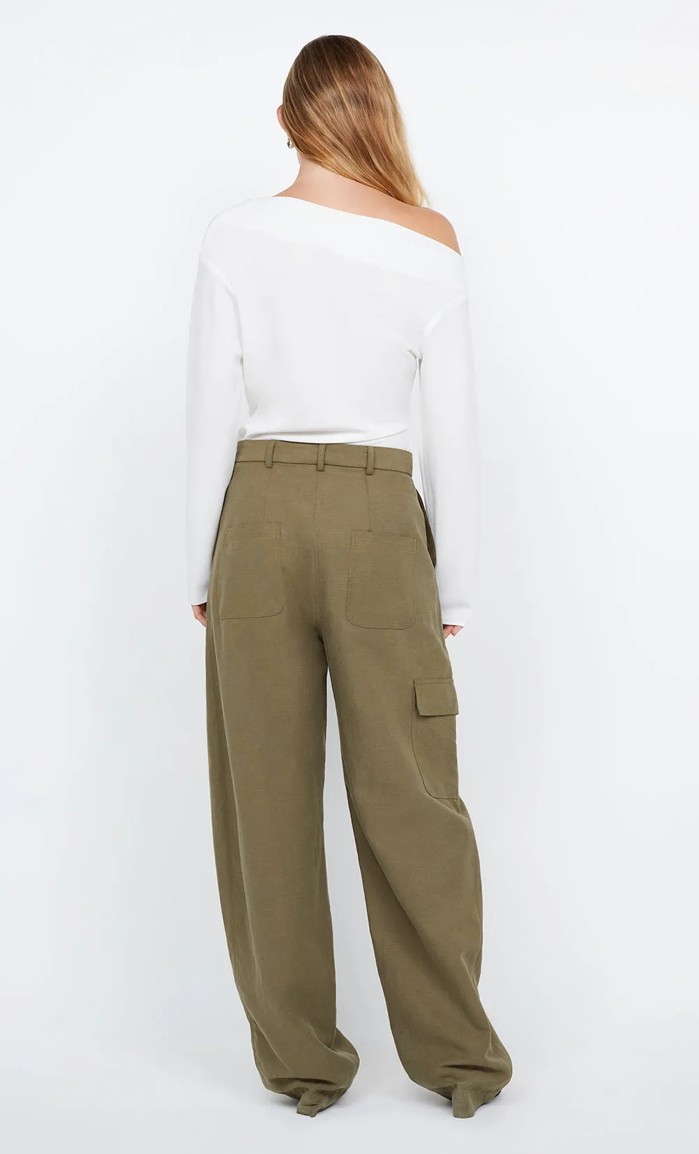 OTTIE ASYM TOP - IVORY sold by bec + bridge product image thumbnail 2