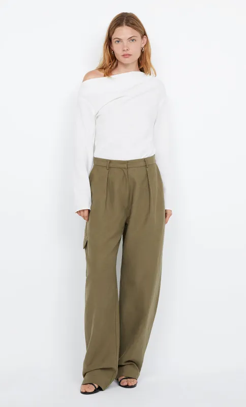 OTTIE ASYM TOP - IVORY sold by bec + bridge