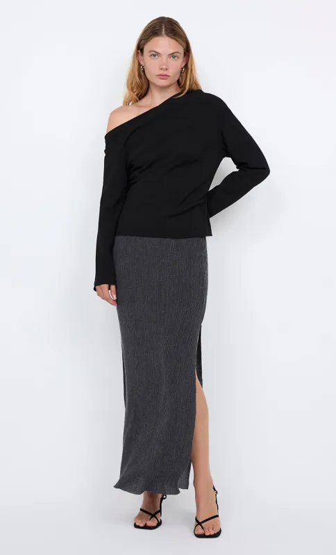 OTTIE ASYM TOP - BLACK sold by bec + bridge