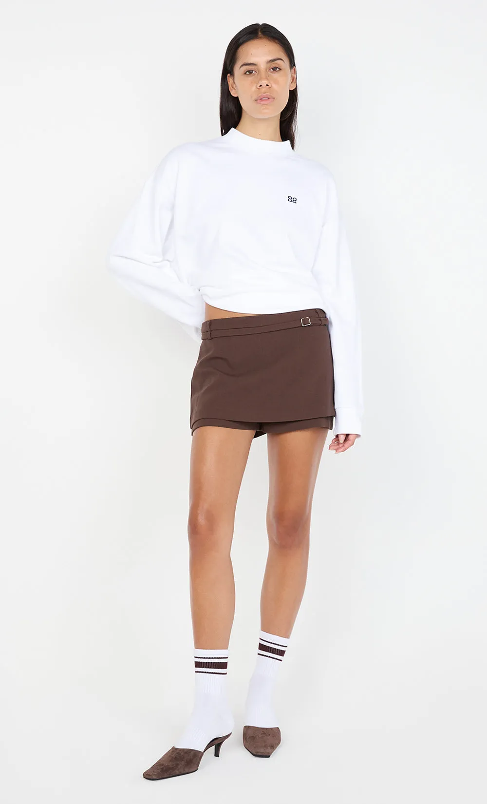 JUDE SKORT - CHOC sold by bec + bridge product image thumbnail 4