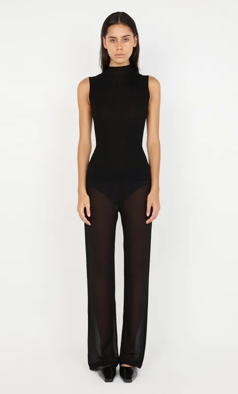 JONI SLEEVELESS TOP - BLACK sold by bec + bridge