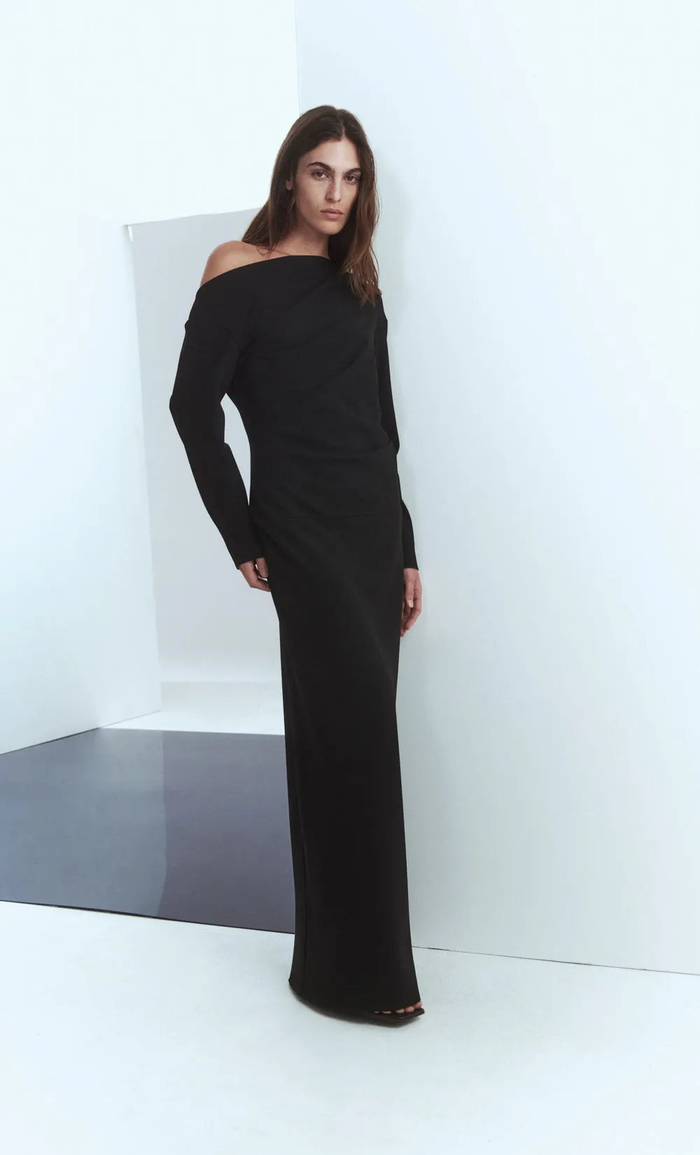 OTTIE ASYM MAXI DRESS - BLACK sold by bec + bridge product image thumbnail 2