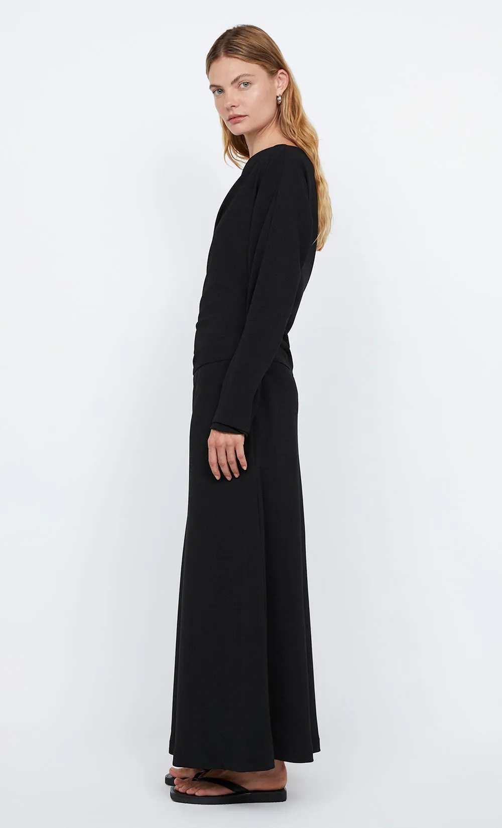 OTTIE ASYM MAXI DRESS - BLACK sold by bec + bridge product image thumbnail 5