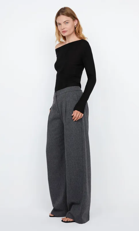 SHAE OVERSIZED PANT - CHARCOAL sold by bec + bridge
