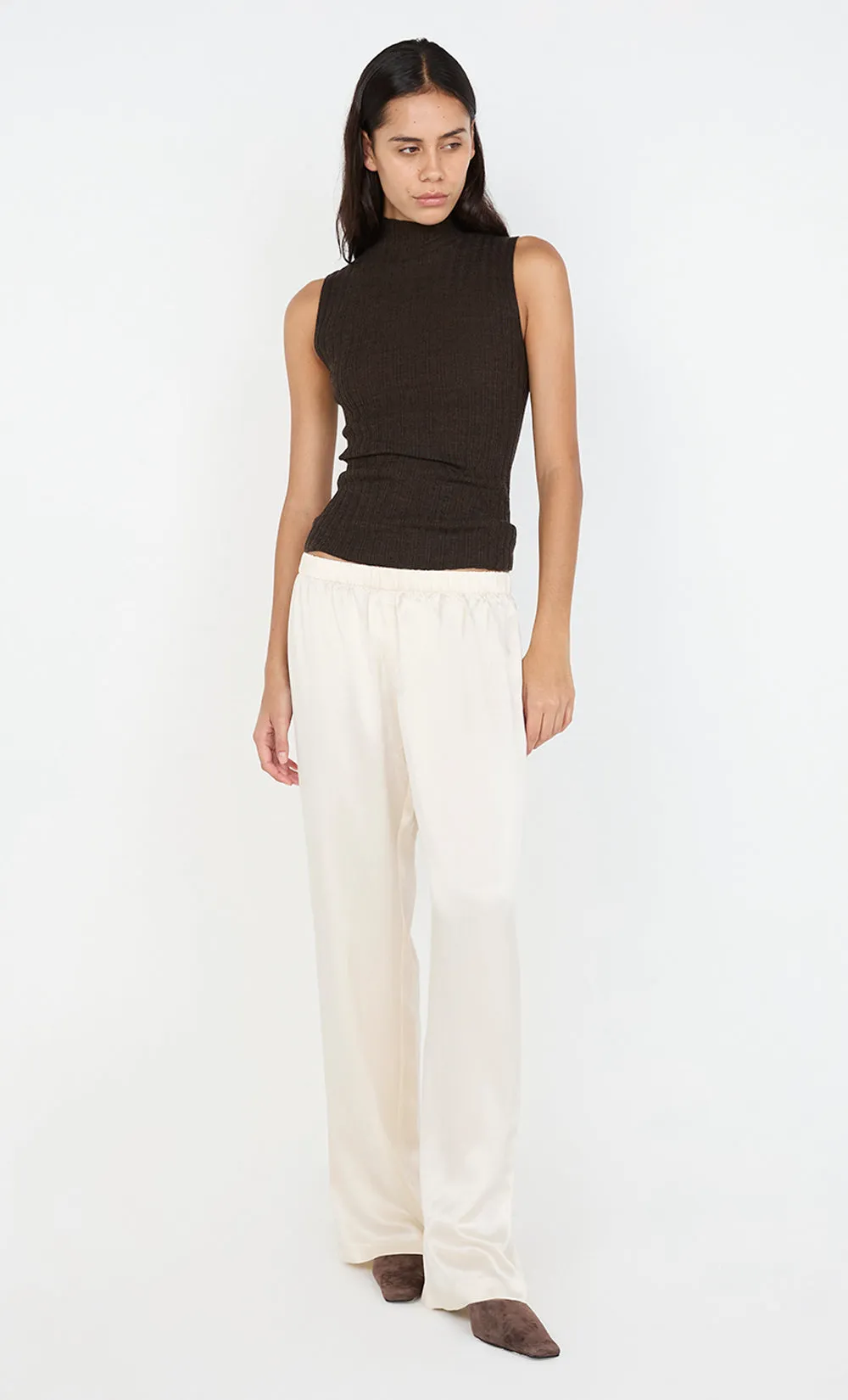 SILK PANT - CREAM sold by bec + bridge product image thumbnail 4