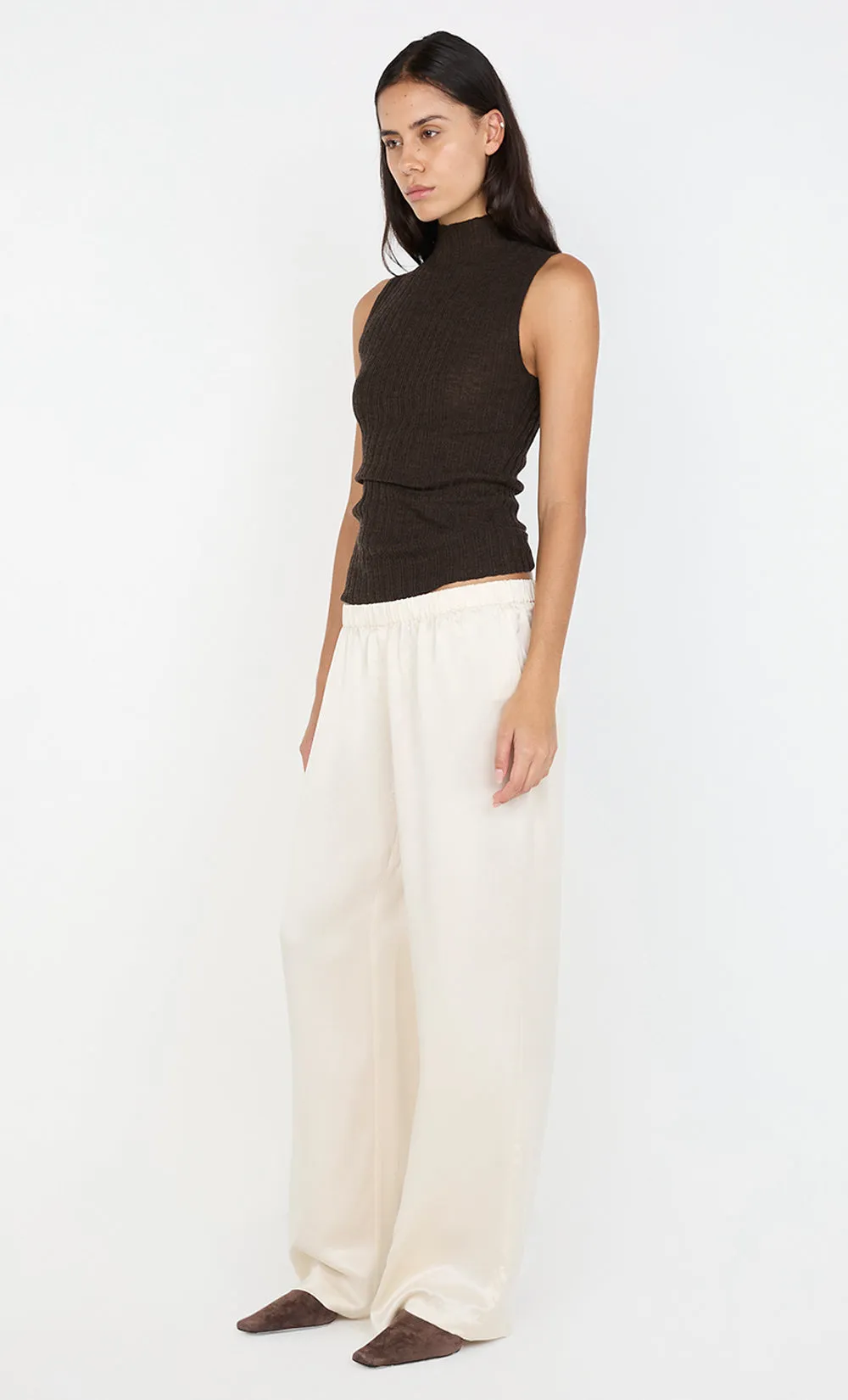 SILK PANT - CREAM sold by bec + bridge
