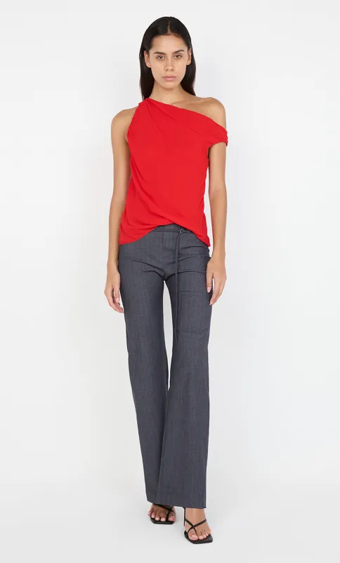 RHONE DRAPE TOP - CHILLI sold by bec + bridge
