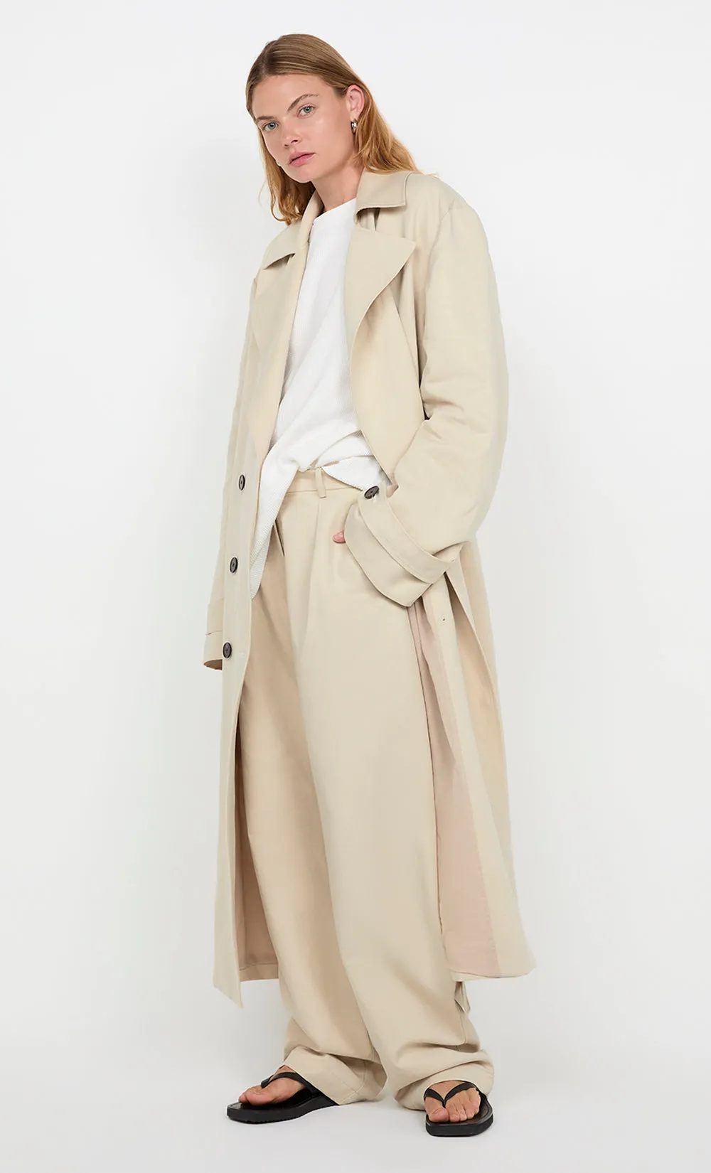 CAMERON TRENCH COAT - NATURAL sold by bec + bridge product image thumbnail 4