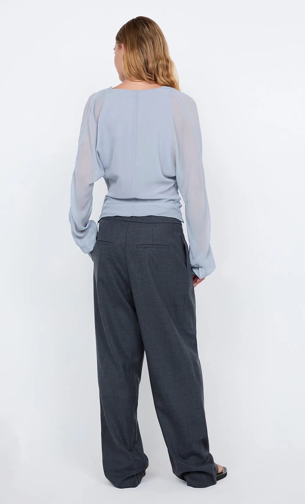 AURELIA WRAP TOP - CLOUD BLUE sold by bec + bridge product image thumbnail 4