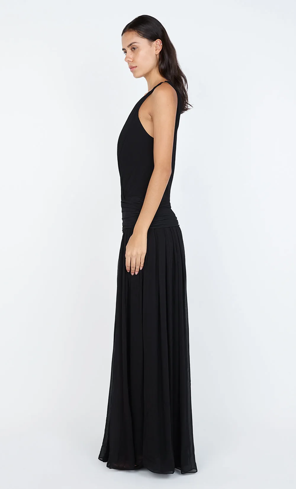 AURELIA WRAP MAXI DRESS - BLACK sold by bec + bridge product image thumbnail 3
