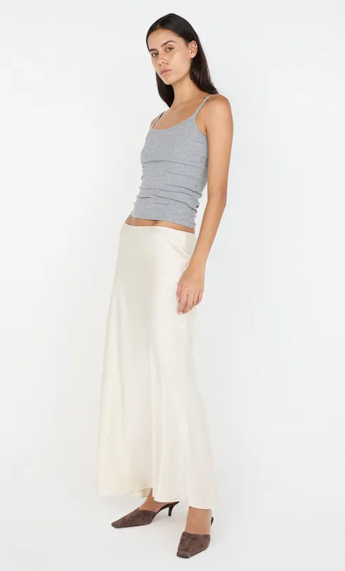 SILK BIAS MAXI SKIRT - CREAM sold by bec + bridge