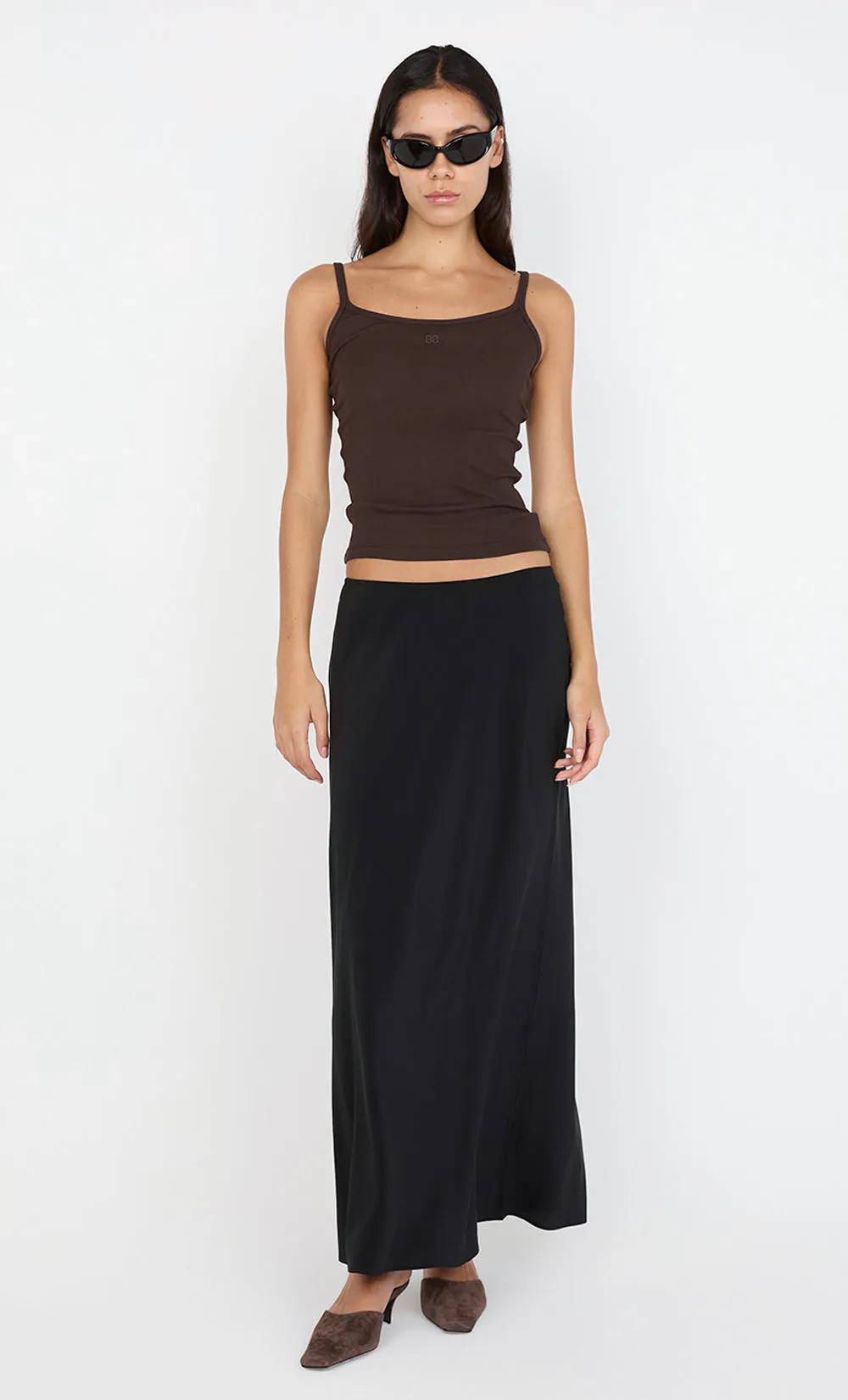 SILK BIAS MAXI SKIRT - BLACK sold by bec + bridge product image thumbnail 2