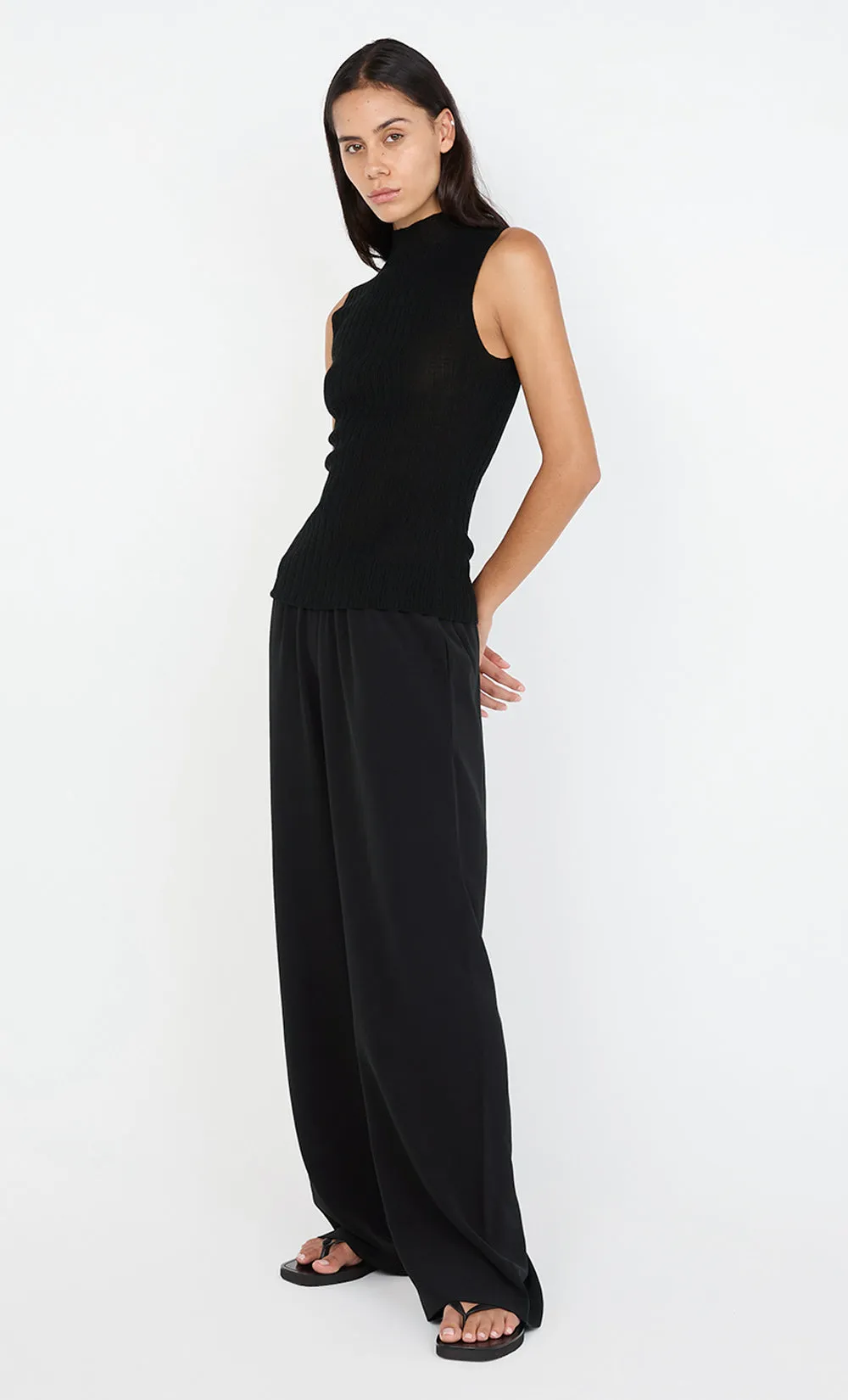 SILK PANT - BLACK sold by bec + bridge product image thumbnail 3