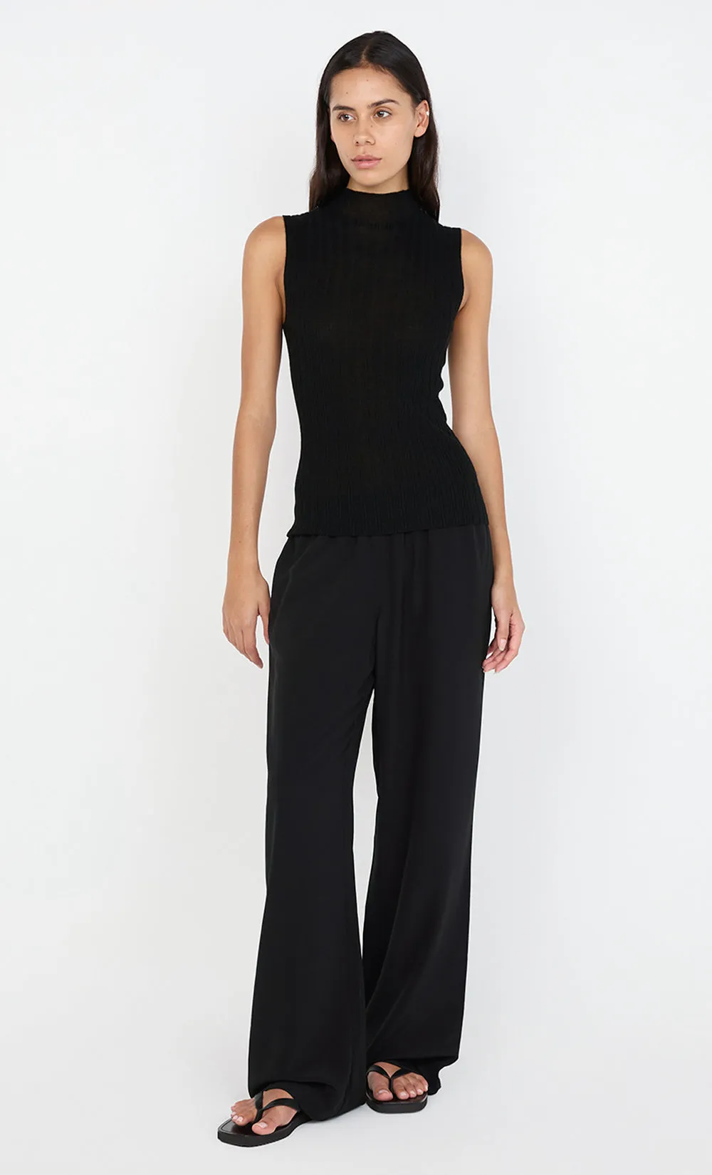 SILK PANT - BLACK sold by bec + bridge product image thumbnail 2