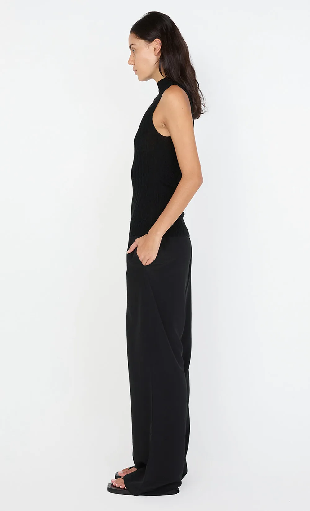 SILK PANT - BLACK sold by bec + bridge product image thumbnail 5