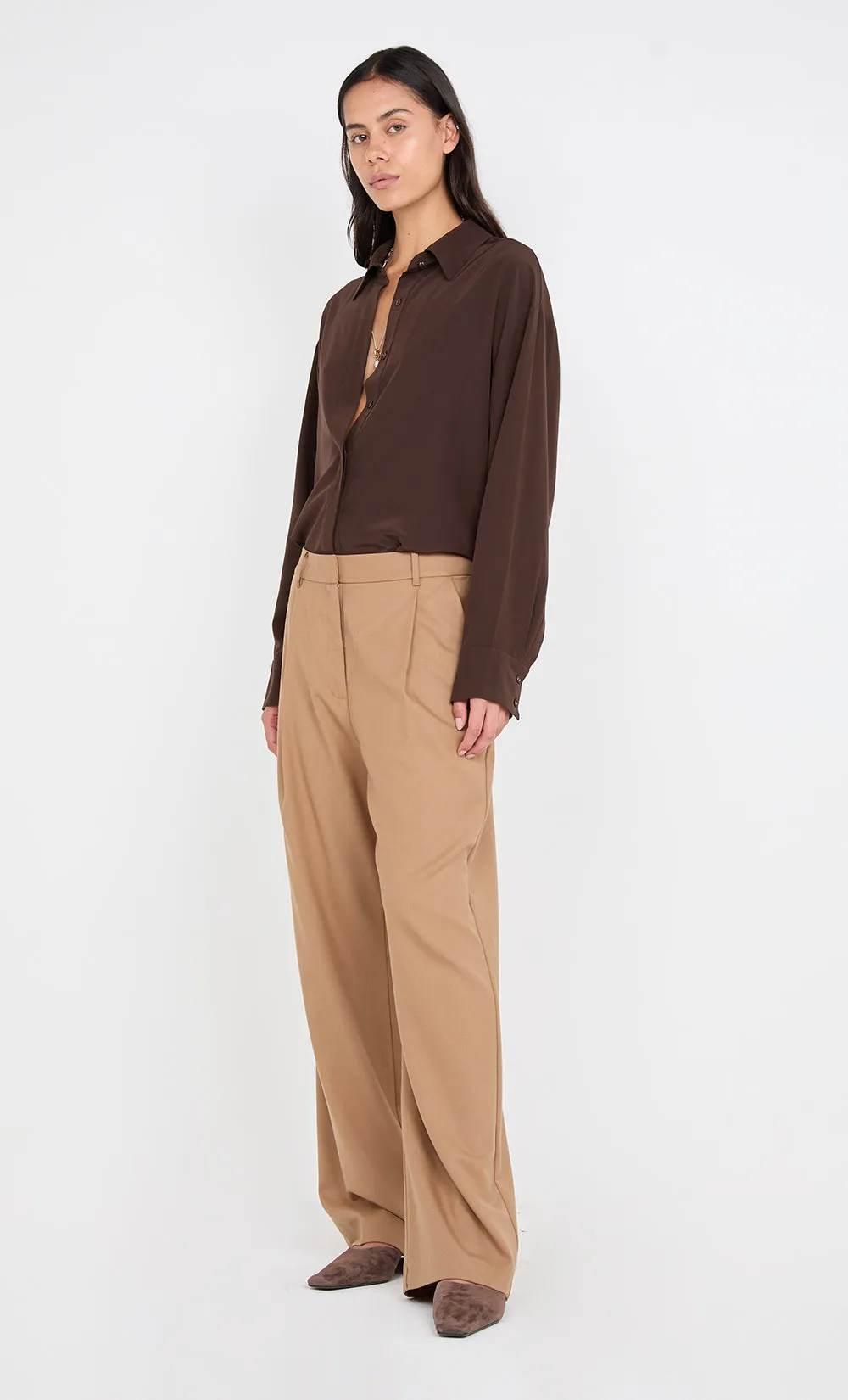 JAMIE WIDE LEG PANT - CAMEL sold by bec + bridge product image thumbnail 2