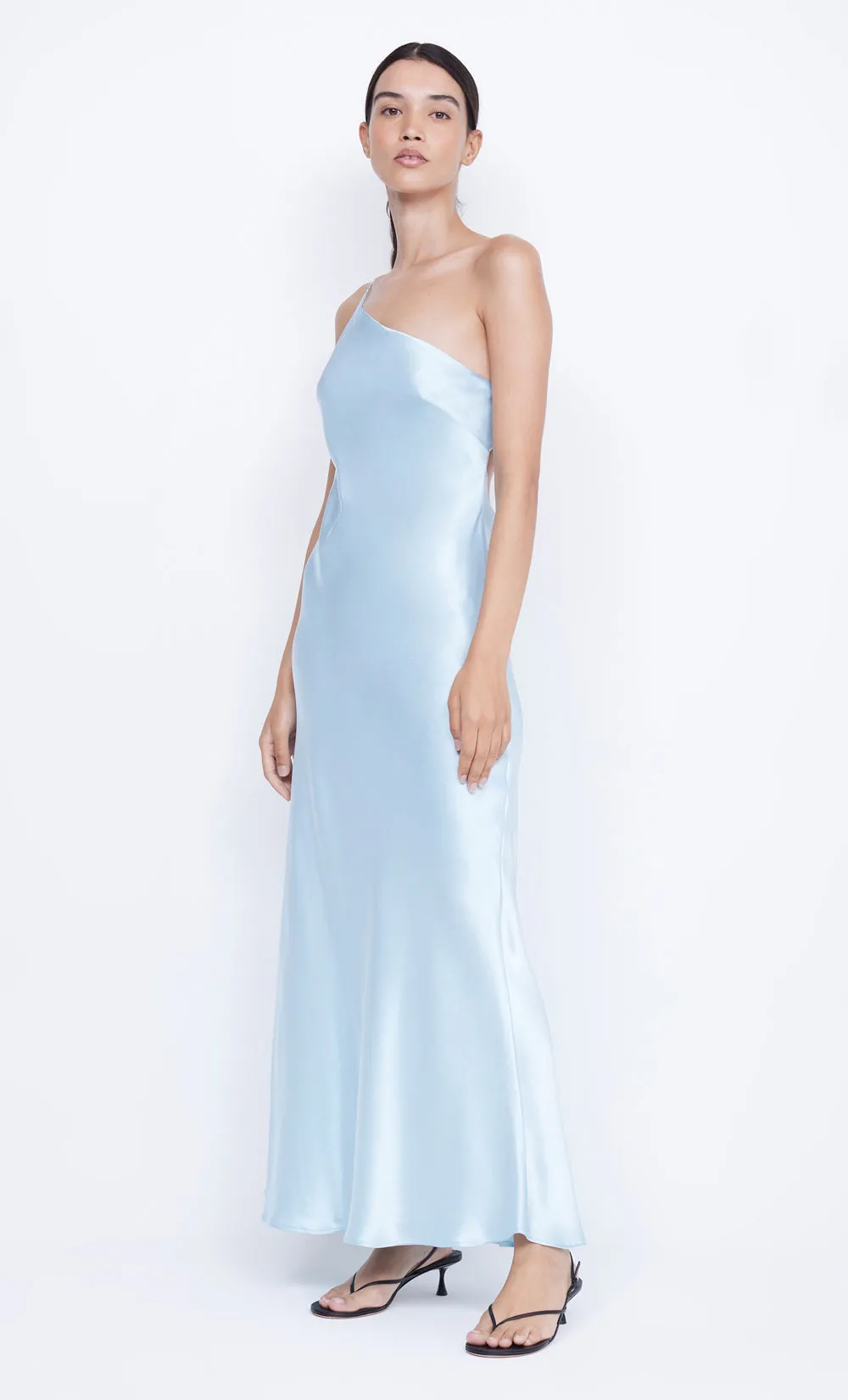 MARGAUX ASYM DRESS - DOLPHIN BLUE sold by bec + bridge product image thumbnail 3