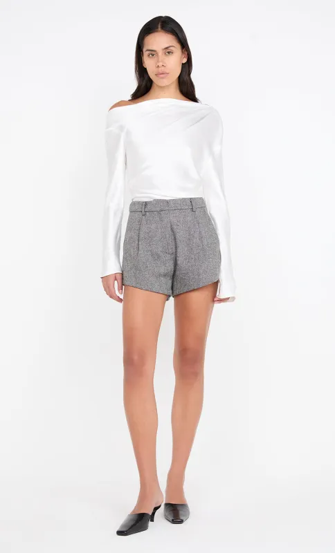 CARMELA ASYM TOP - BLACK sold by bec + bridge