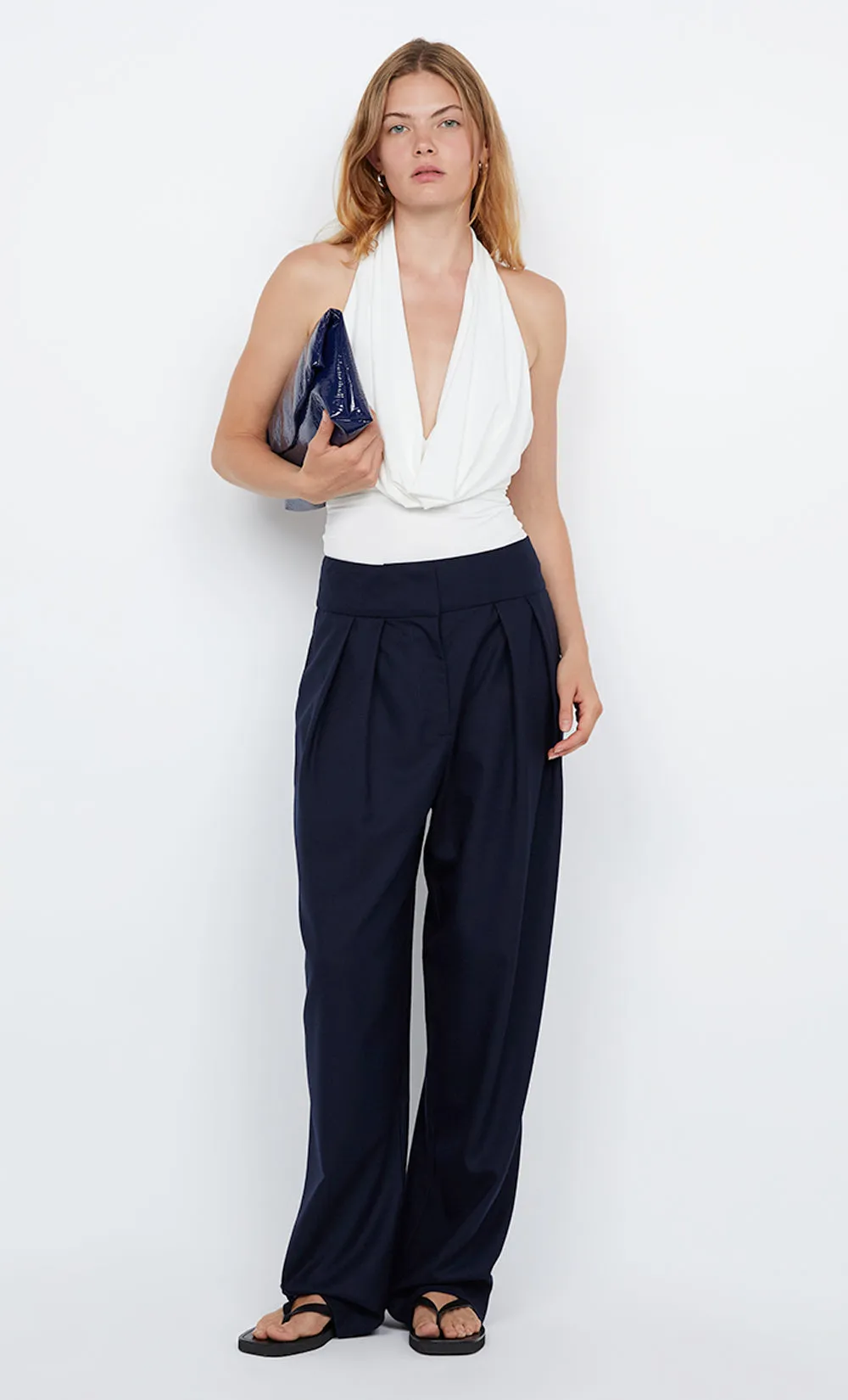 SONNIE HALTER TOP - WHITE sold by bec + bridge product image thumbnail 5